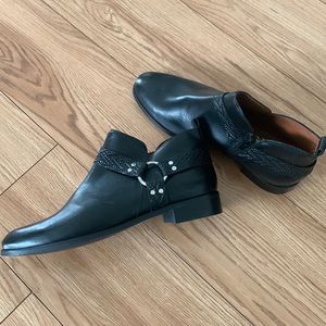 Leather Booties - New without tags!